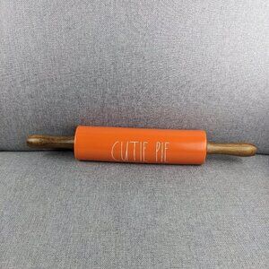 Rae Dunn Cutie Pie Orange Rolling Pin